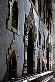 Ananda temple Bagan, Myanmar. Images of the life historical Buddha from birth to death of the circumambulatory corridors. 